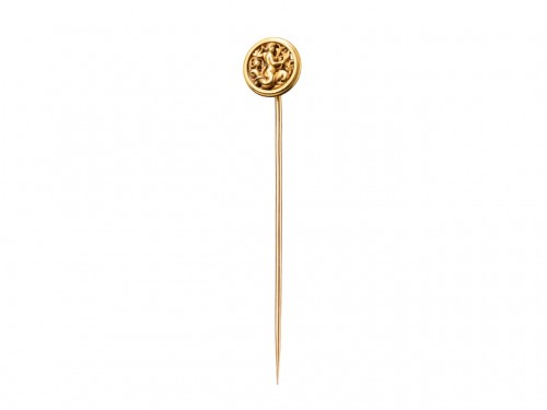 Jules WIESE (1818–1890) Gold tie pin