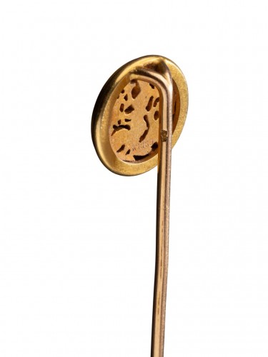 Antique Jewellery  - Jules WIESE (1818–1890) Gold tie pin