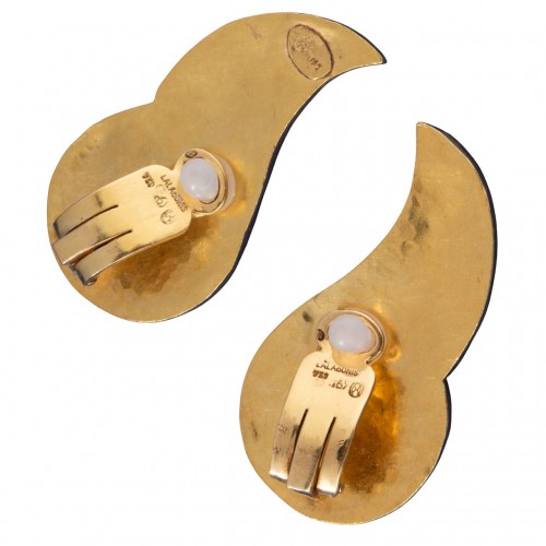Lalalounis -  Paire de clips d'oreilles en or - Bijouterie, Joaillerie Style 