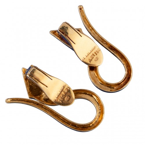 Bijouterie, Joaillerie Boucles d'oreilles - Lalounis -  Paire de clips d`oreiles en or motif serpents