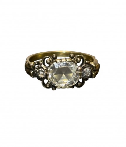 Bague diamant à portrait, XIXe siècle