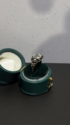 XIXe siècle - Bague diamant rose, XIXe siècle