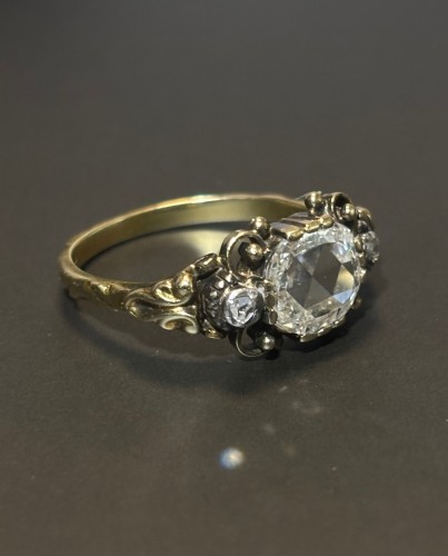 Bague diamant rose, XIXe siècle - Napoléon III