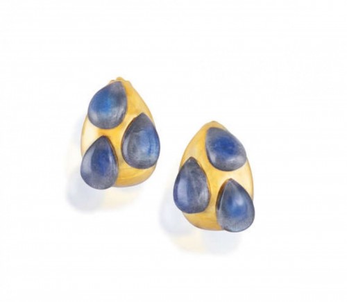  - Pomellato - Labradorite and 18K Gold Earrings