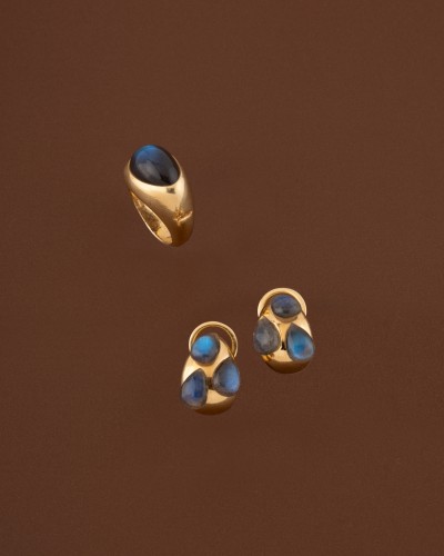 Pomellato - Labradorite and 18K Gold Earrings - 