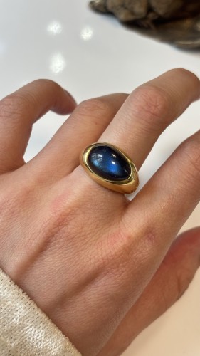 Pomellato  - Bague en or jaune et labradorite - Bijouterie, Joaillerie Style 