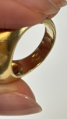 XXe siècle - Pomellato  - Bague en or jaune et labradorite