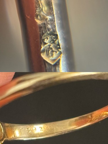 Napoléon III - Bague marguerite en or et diamants, vers 1880