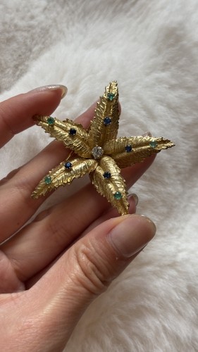 Antique Jewellery  - 1960s–1970s Boucheron Gold Star brooch