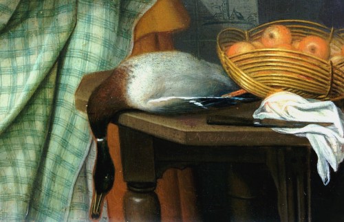 XVIIIe siècle - Nicolaas Rijnenburg (1716-1784) -  Femme dans une cuisine