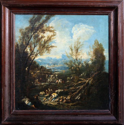 Antonio Francesco Peruzzini (1643-1724) and Alessandro Magnasco (1667-1749) - Tableaux et dessins Style 
