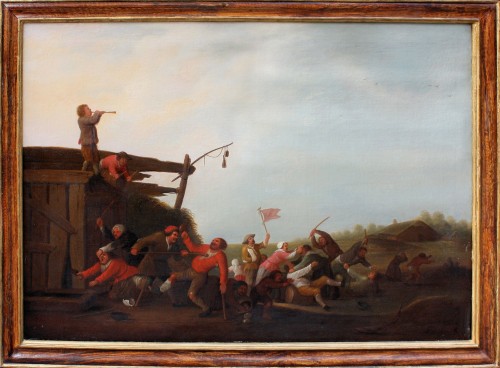 Pieter de Bloot (1601-1658) - Brawl between peasants outdoors - 