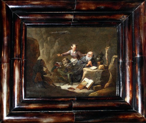 Mattheus van Helmont (1623–1679) - La Tentation de saint Antoine - Tableaux et dessins Style 