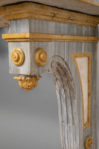 Paire de consoles en marbre - Galleria Silva