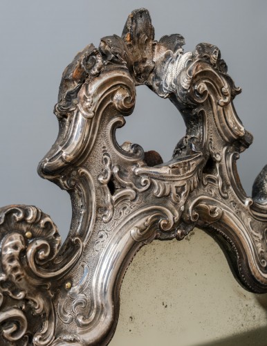 Religious Antiques  - Pair of silver cartagloria