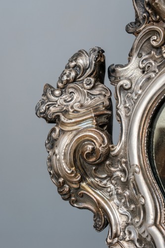 18th century - Pair of silver cartagloria