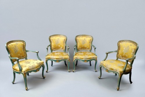 Salon set, Venice mid-18th century - Seating Style Louis XV