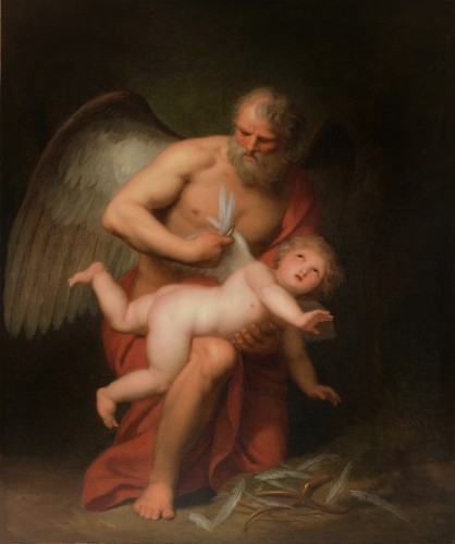 Antiquités - Paire de tableaux de André Corneille Lens (1739-1822)