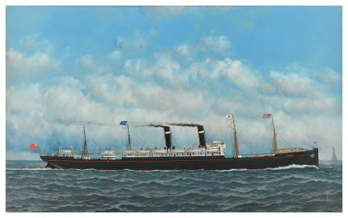 Le Zeeland, Red Star Line, Jacobsen Antonio Nicolo Gasparo (1850- 1921)
