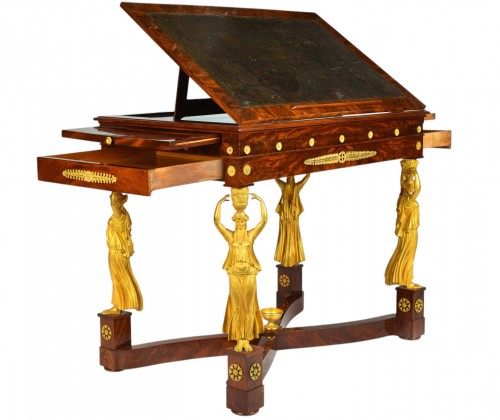 An Empire Writing Table, Stamped Jacob Frères