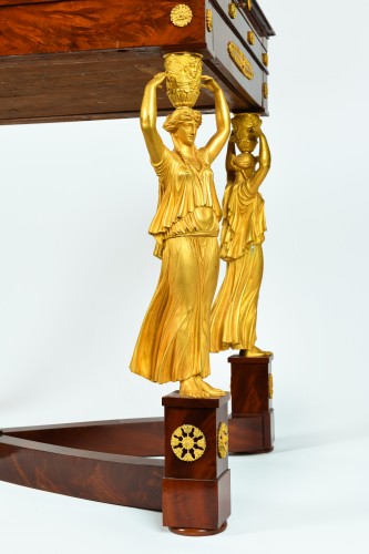 An Empire Writing Table, Stamped Jacob Frères - Furniture Style Empire