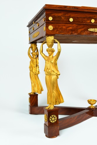 An Empire Writing Table, Stamped Jacob Frères - 