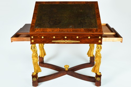 20th century - An Empire Writing Table, Stamped Jacob Frères
