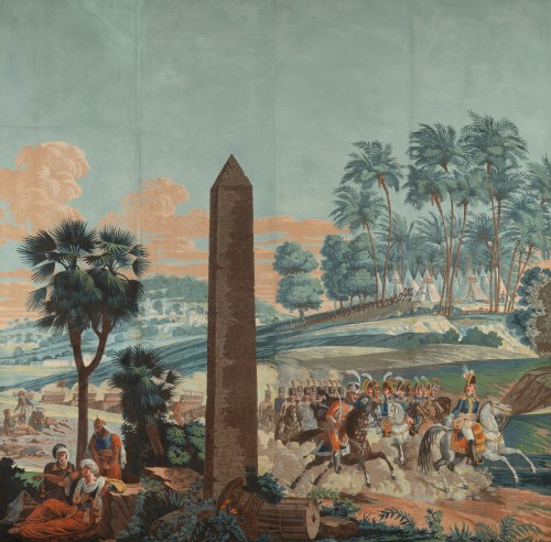 La bataille d’hHliopolis, maufacture de Velay - Objet de décoration Style Empire