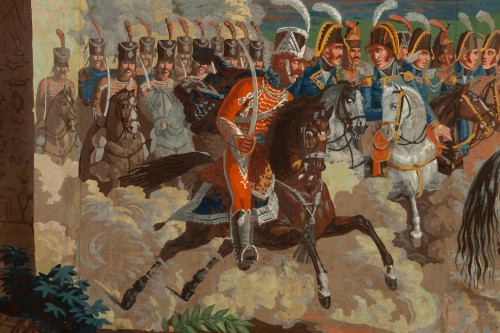 XIXe siècle - La bataille d’hHliopolis, maufacture de Velay