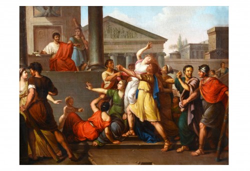 The courage of the women of Sparta - Le Barbier Jean-Jacques-François 1786