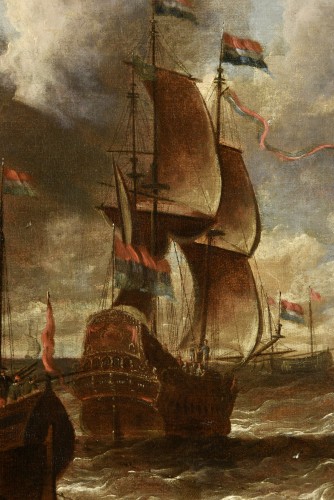 Pair of marines, Peter van de Velde (1634-1723) - 