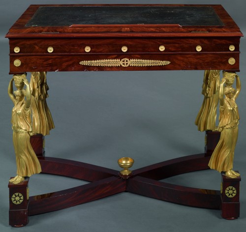 Importante table liseuse d’époque Consulat, estampillée Jacob Frères (1796–1803) - Mobilier Style Empire