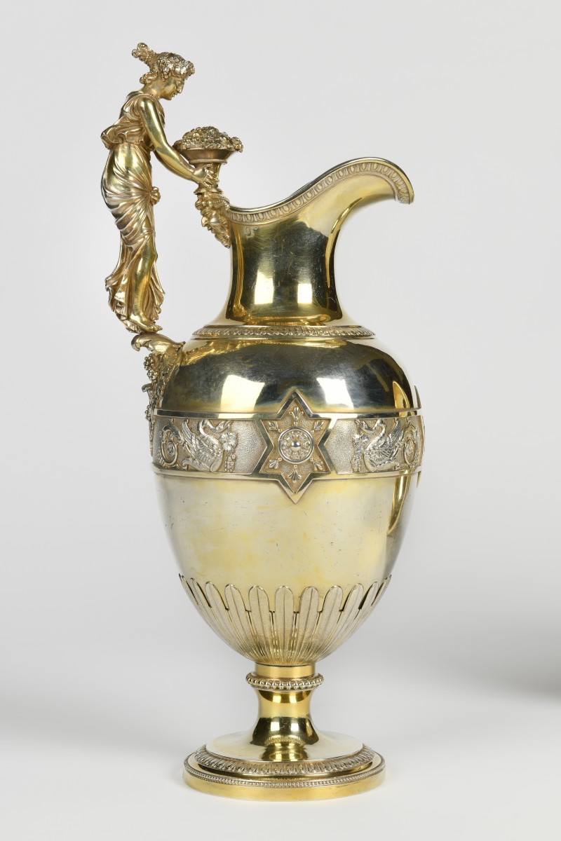 French Silver-Gilt Ewer, with the Coat of Arms of the English Royal Family  - Ref.86220