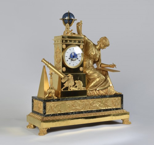 An Imposing Ormoulu, Empire period, mantel clock, signed Gaston Jolly - Horology Style Empire