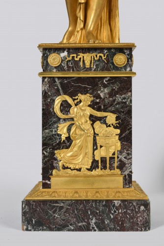 XIXe siècle - Très importante paire de candélabres d’époque Empire, signée Thomire