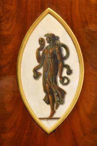 Peinture Piat Sauvage (1744-1818), - Exceptional secretaire Consulat, attributed to BIENNAIS,  - 