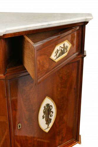 Antiquités - Peinture Piat Sauvage (1744-1818), - Exceptional secretaire Consulat, attributed to BIENNAIS, 