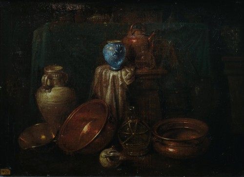 Still Life, attributed to Gian Domenico Valentino (active C. 1661–1681)  - Paintings & Drawings Style Louis XIV