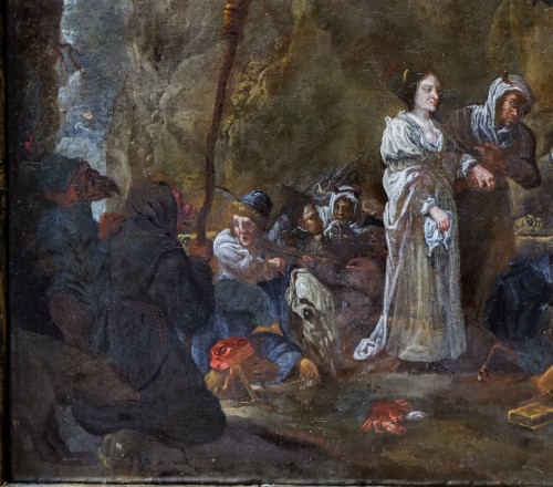 Paintings & Drawings  - the Temptation of Saint Anthony,  Flemish Scool of the 17th century