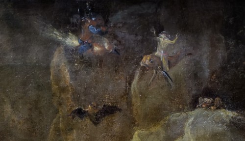 the Temptation of Saint Anthony,  Flemish Scool of the 17th century - 
