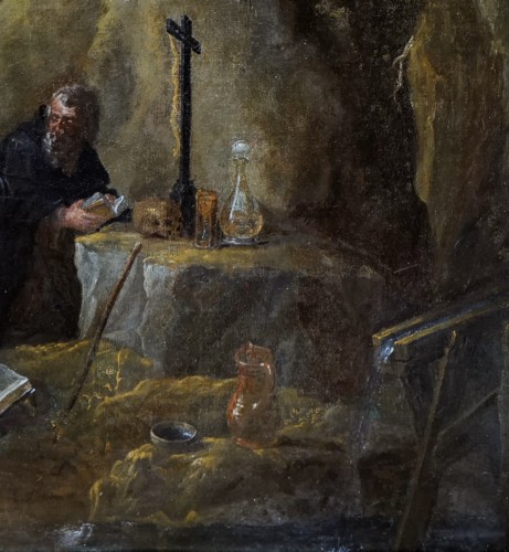 17th century - the Temptation of Saint Anthony,  Flemish Scool of the 17th century