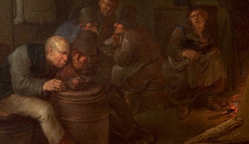 Paintings & Drawings  - Egbert van HEEMSKERCK (1634–1704), tavern scene