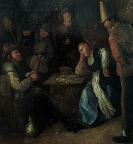 Tableaux et dessins  - Joueurs, attribué à Gerrit  Lundens (1622 – 1686) 