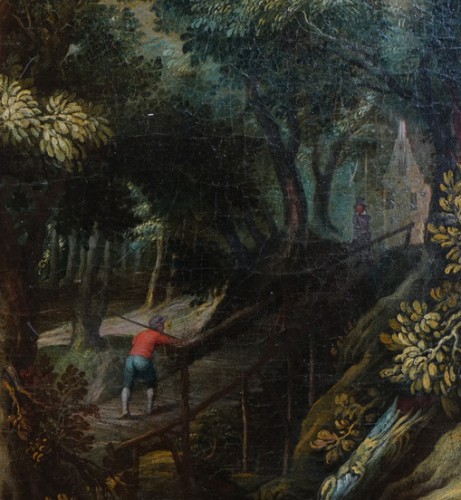 Paintings & Drawings  - Landscape,  late 16th-century Flemish school