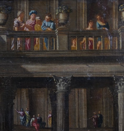17th century - Jesus and the adulterous woman, 17th-century Romano-bolonese School