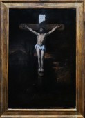 Christ en croix, école française du 17e siècle