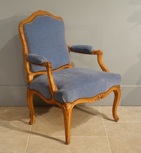 Paire de fauteuils estampillés Michel Cresson - Sièges Style Louis XV