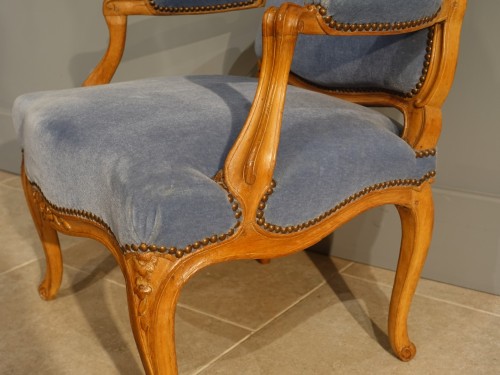 Pair of armchairs stamped M. Cresson - Louis XV