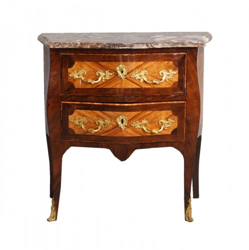 Commode marquetée estampillée C. Chevallier & L.N Malle