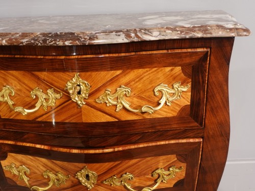 Chest of drawers in marquetry, 18th century - 